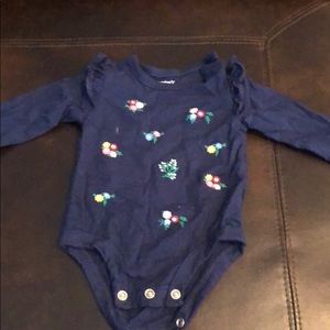 Carters floral onesie